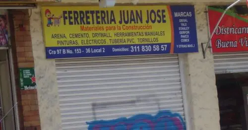 FERRETERIA JUAN JOSE BOGOTÁ FERRETERIA JUAN JOSE BOGOTÁ
